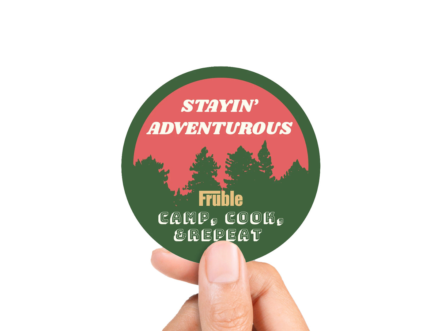 Stayin' Adventurous Sticker