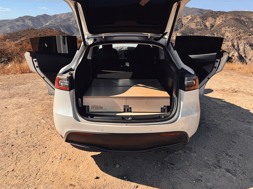 Tesla Model Y Camper Kit Expedition | Max Storage System – Fruble