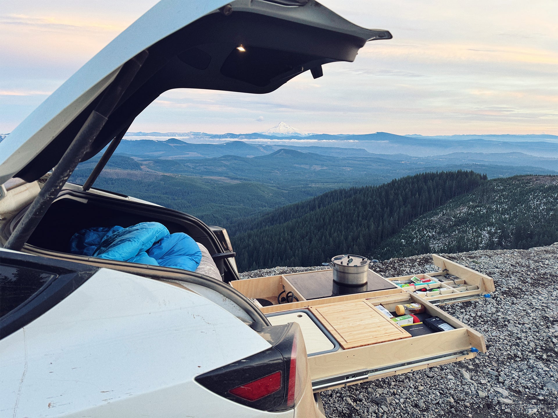 model y rooftop tent Tesla Model Y Camper Kit Expedition
