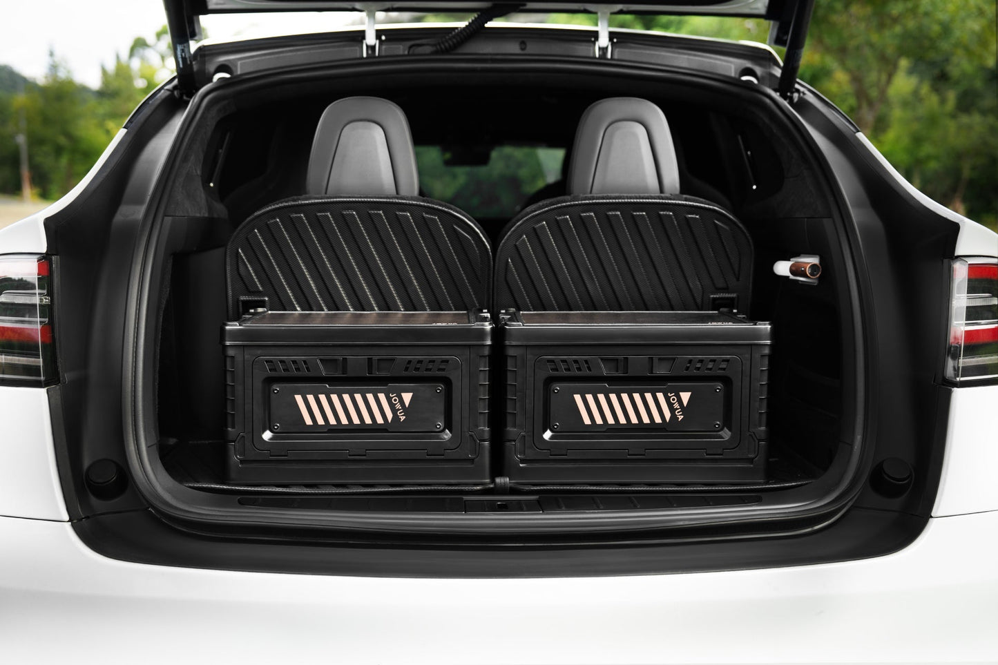 30L Stackable Storage Box and Trunk Organizer