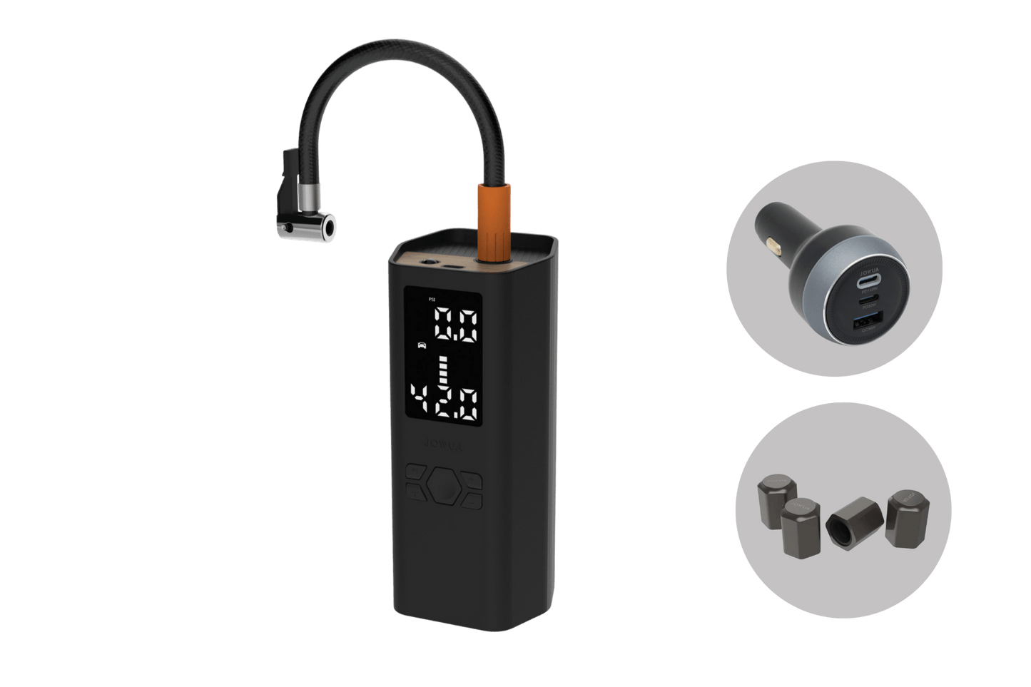 Portable Air Compressor + Charging Solution Kit