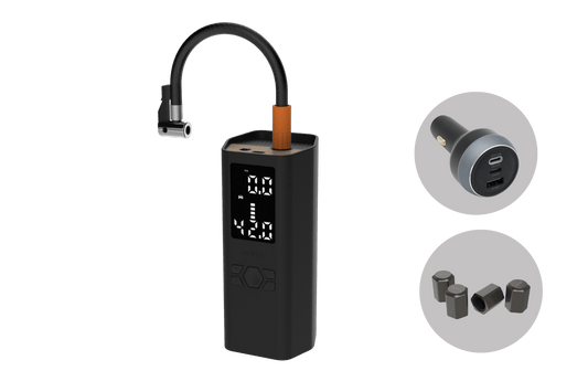 Portable Air Compressor + Charging Solution Kit